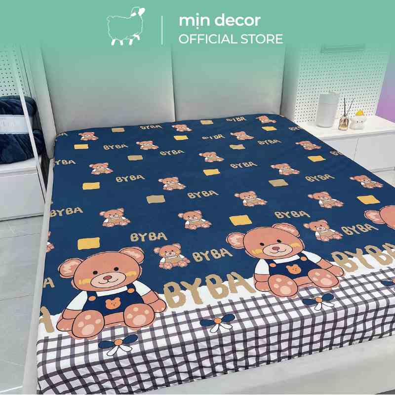 [Mã BMLTB35 giảm đến 35K đơn 99K] Ga giường chống thấm Mịn Decor, drap giường chống thấm nước bo chun nhiều mẫu mã