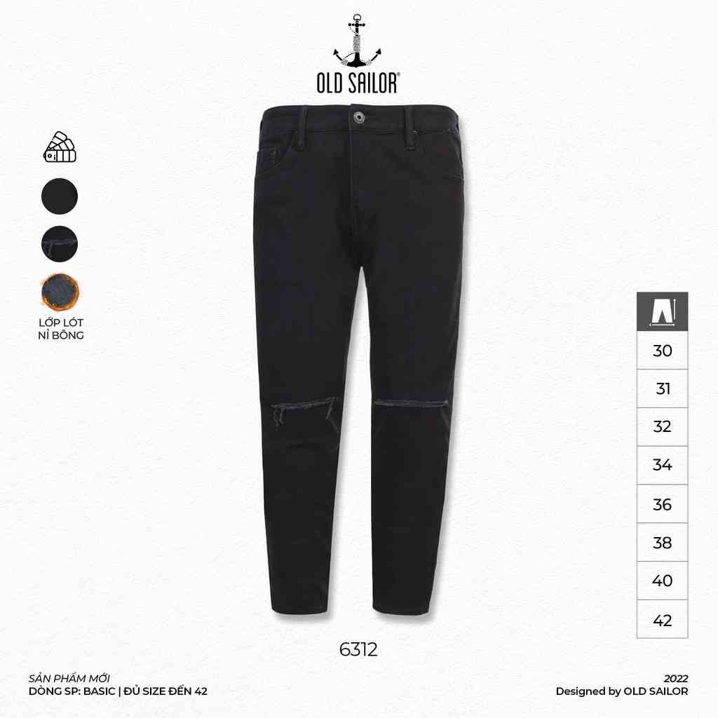 Quần Jean Nam OLD SAILOR Chất Denim Co Giãn Thoải Mái Form Quần Jean Carrot Bigsize