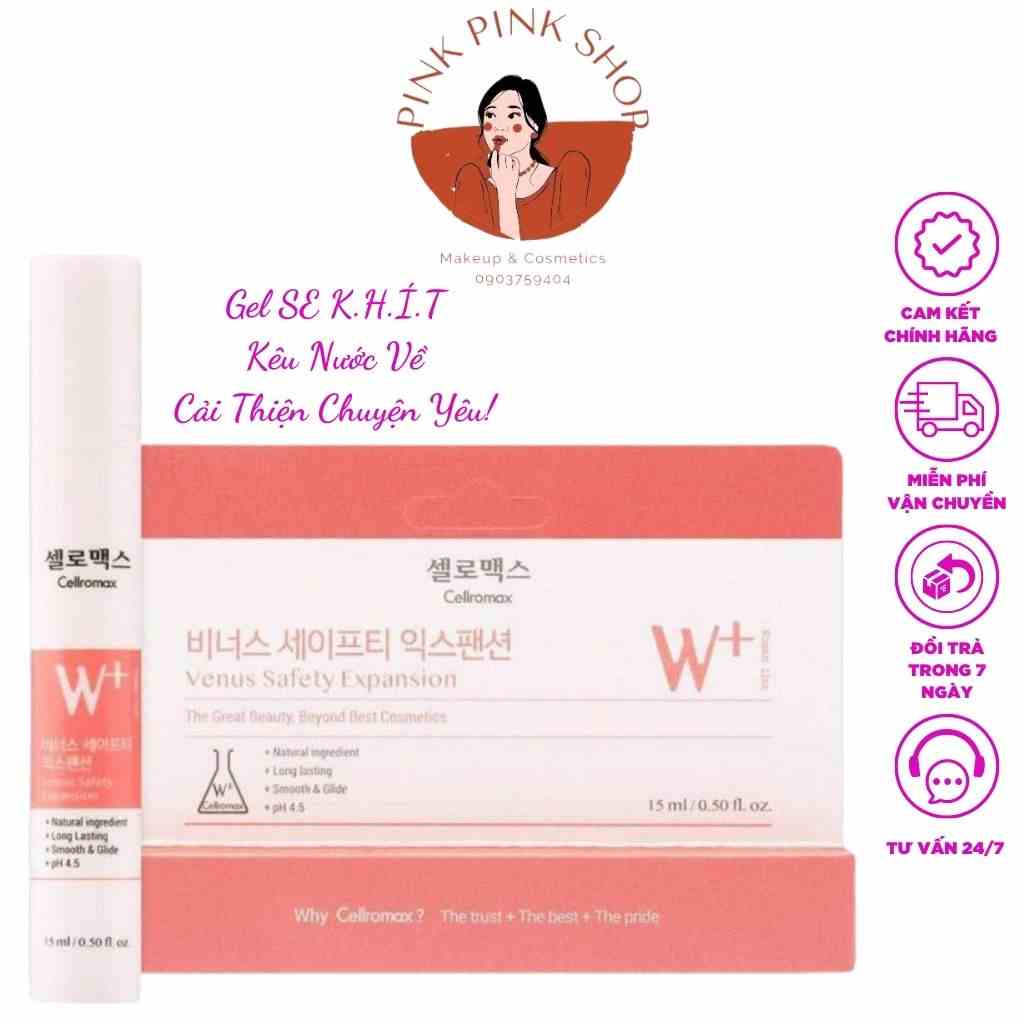 Gel Dưỡng Da Vùng Kín, Khử Mùi, Kháng Khuẩn, Se K.H.I.T VENUS SAFETY EXPANSION 15ML - Cellromax Hàn Quốc