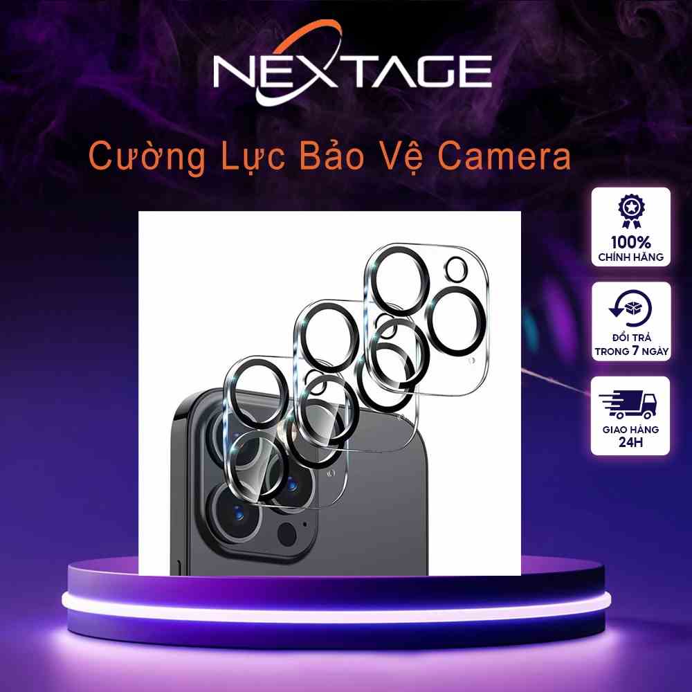 Kính Cường Lực Bảo Vệ Camera iP Cao Cấp, Miếng Dán Chống Vỡ, Chống Xước Cao Cấp - Chính Hãng NEXTAGE