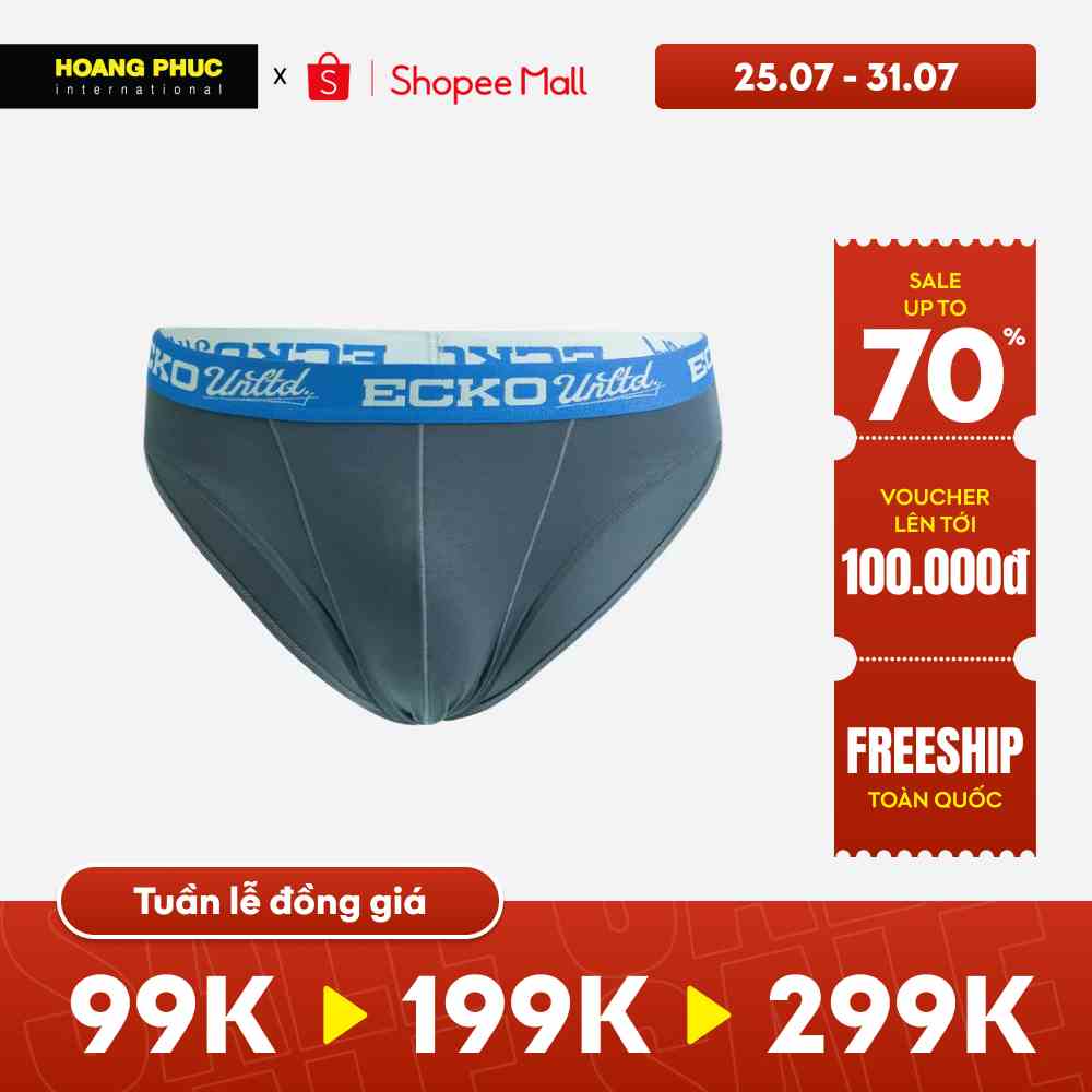 [Hàng hiệu giá yêu] Set 3 quần lót chính hãng ECKO UNLTD BRIEF IS22-71009