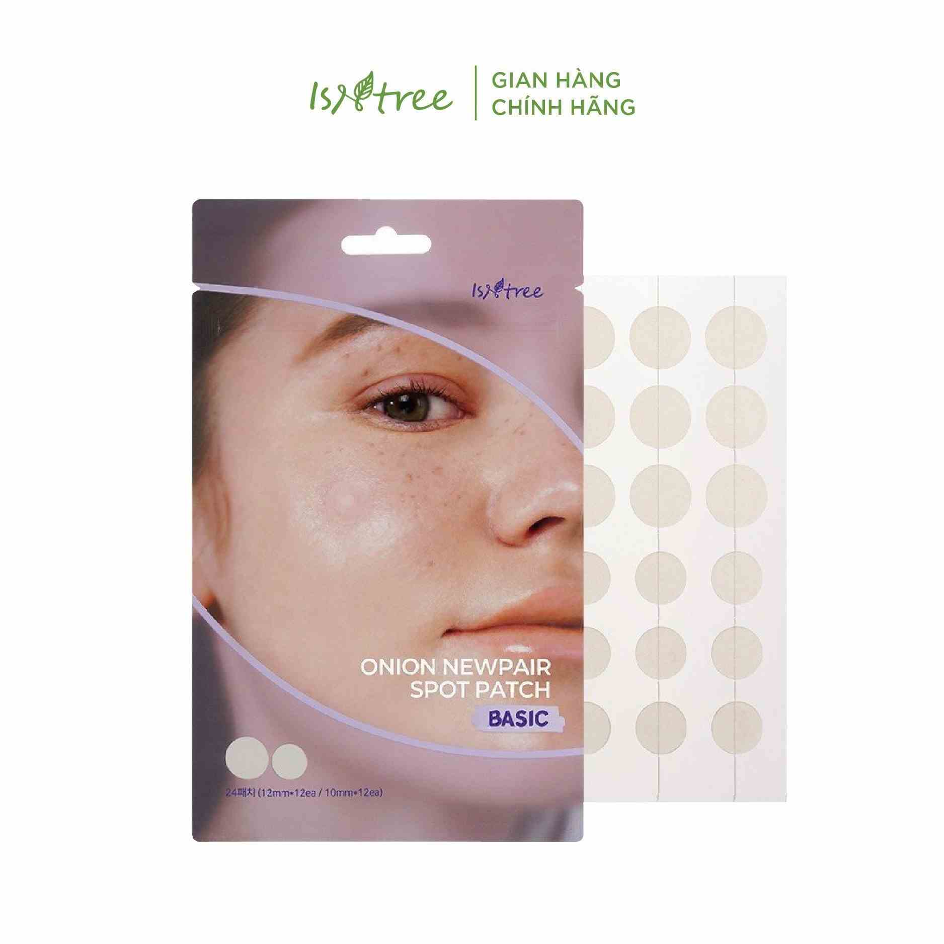 Miếng dán mụn siêu mỏng ISNTREE Newpair Spot Patch