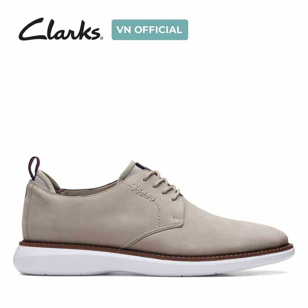 [Mã BMLTA35 giảm đến 35K đơn 99K] Giày thể thao nam CLARKS Brantin Low màu Stone