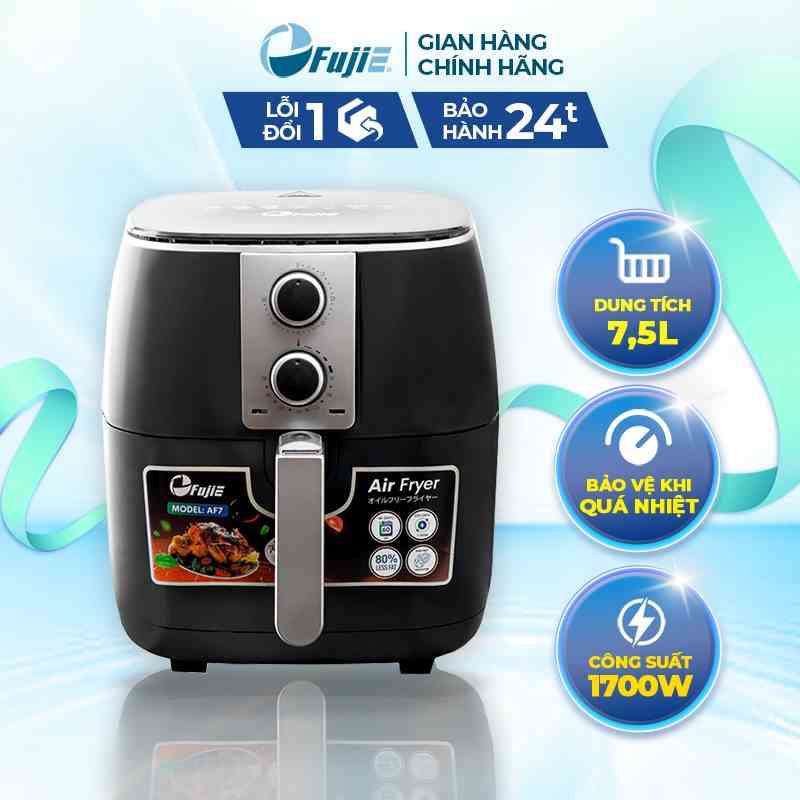 Nồi chiên không dầu FujiE AF7 - 7.5L - Hàng chính hãng - Bảo hành 24 tháng