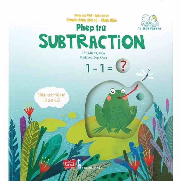 Sách - Chuyển động đếm số - Math slide - Phép trừ - Subtraction