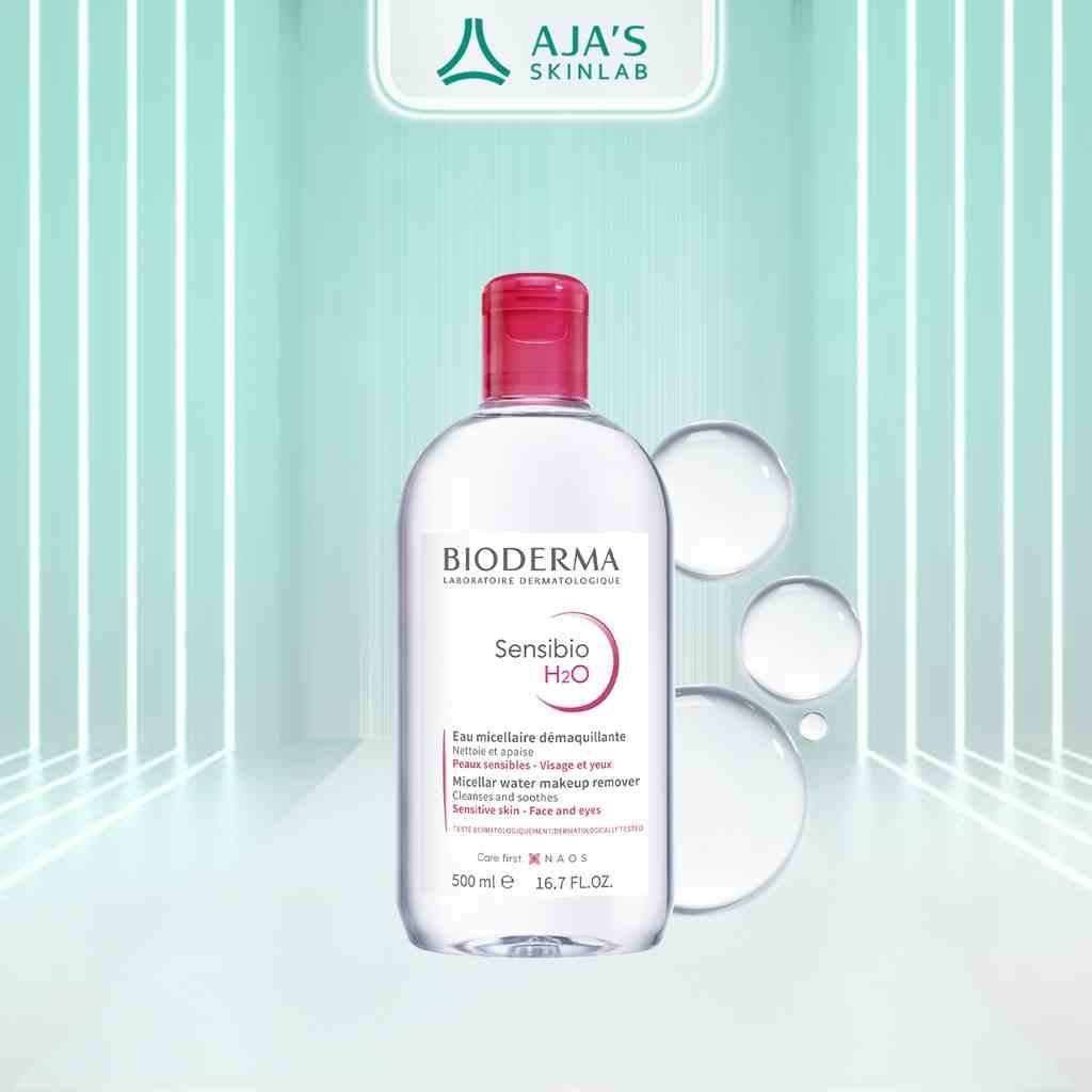 Dung dịch làm sạch và tẩy trang công nghệ Micellar Bioderma Sensibio H2O 500ml