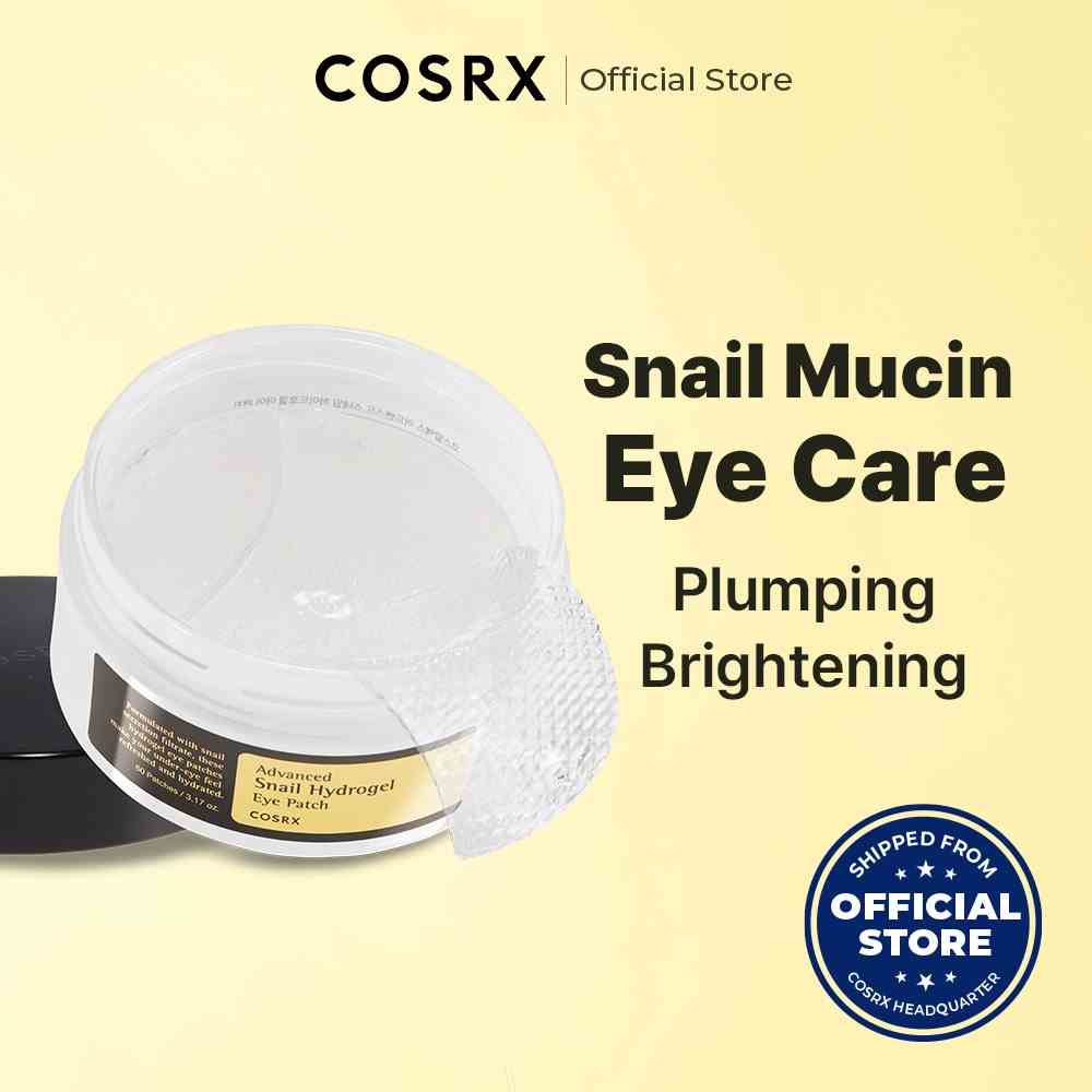 [COSRX OFFICIAL] Mặt nạ mắt ốc sên COSRX Advanced Snail Hydrogel Eye Patch 60 miếng