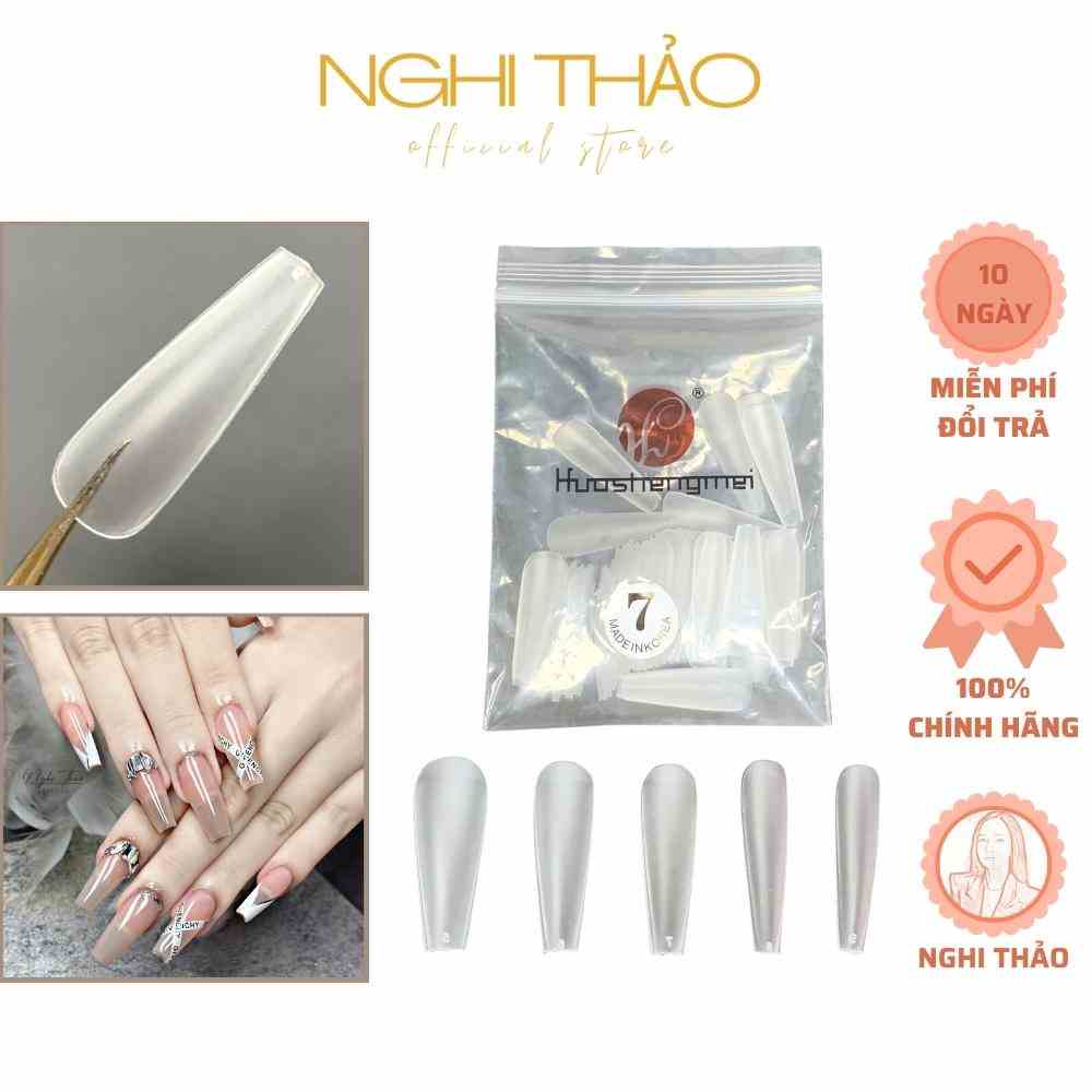 Móng úp lẻ size HSM nhám form thang NGHI THẢO