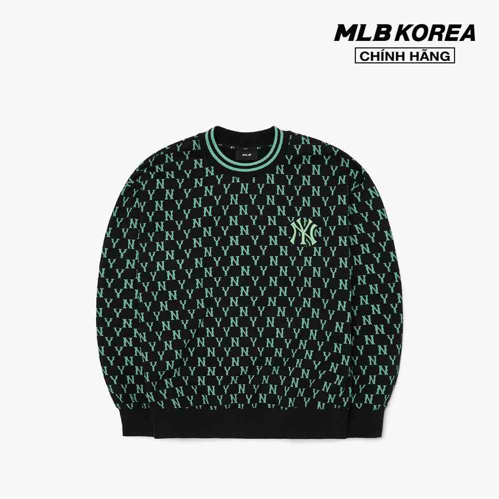 MLB - Áo sweatshirt tay dài phom suông Classic Monogram Front Brushed Overfit 3AMTM0926-50BKS