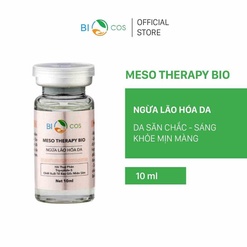 Tinh Chất Meso Therapy BIO - Dưỡng Ẩm Tầng Sâu, Ngăn Ngừa Lão Hóa (Hộp 2 chai - 10ml*2 chai)