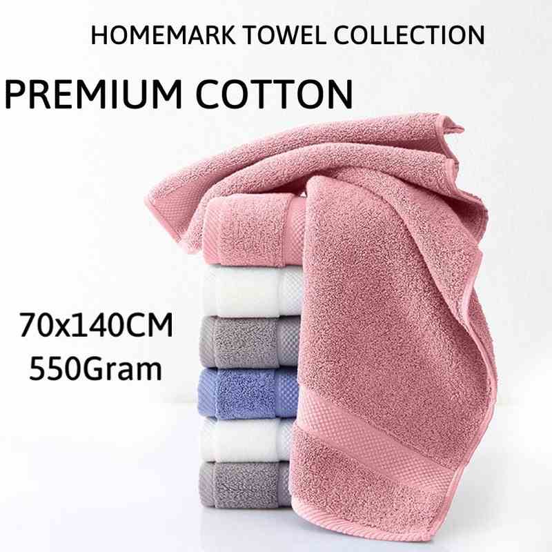 Khăn tắm lớn 70x140cm dày mịn Homemark sợi cotton cao cấp loại 1 nhập khẩu Thổ Nhĩ Kỳ thấm hút tốt phù hợp cho nam và nữ