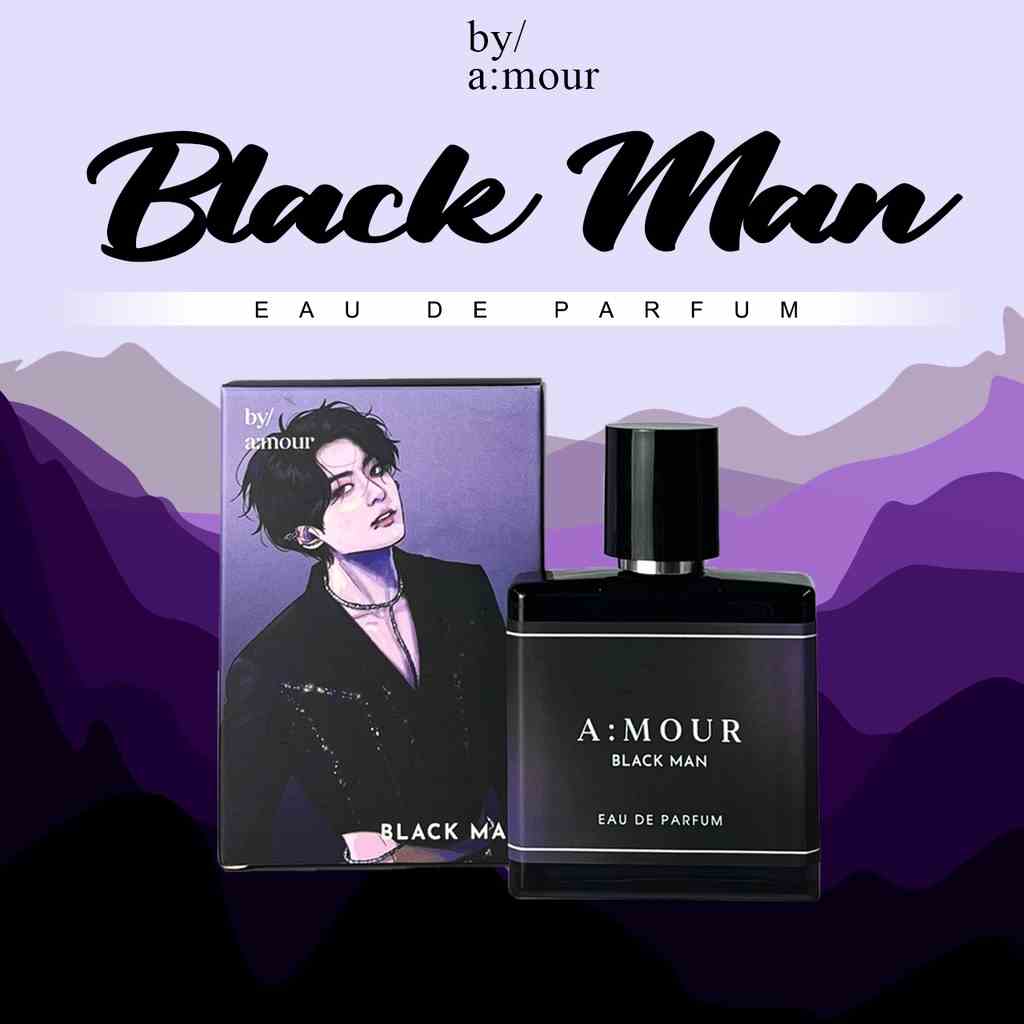 [Amour Black man] Nước Hoa Nam Nguyên Liệu Nhập Pháp Hương Thơm Mạnh Mẽ, Bí ẩn 30ml - Dạng Xịt