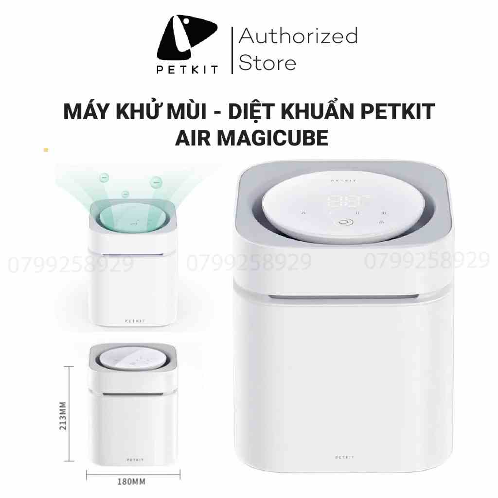 [Mã BMLTB200 giảm đến 100K đơn 499K] Máy Diệt Khuẩn, Khử Mùi Hôi Thú Cưng Thông Minh PETKIT AIR MAGICUBE BH 12 tháng