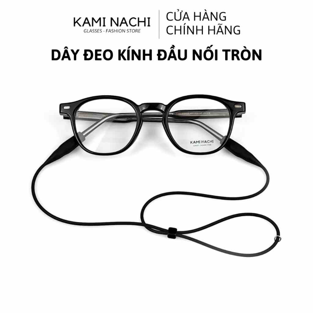 Dây đeo chống trượt cho mắt kính KAMI NACHI phiên bản nâng cấp lỗ tròn 4mm chất liệu silicon