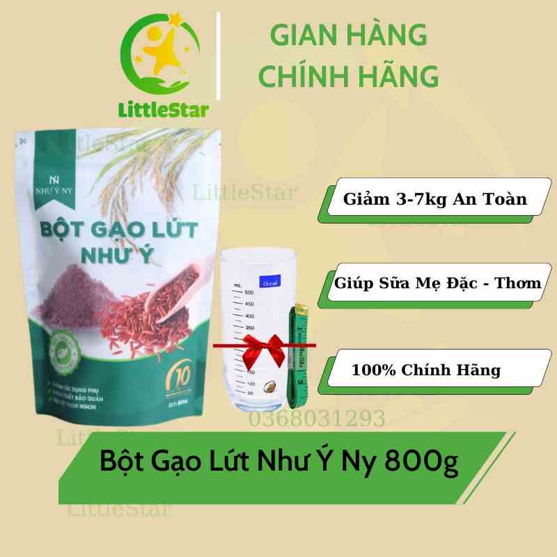 Bột Gạo Lứt Như Ý Ny 800g [ Tặng Quà] Giảm Cân - Lợi Sữa Giành Cho Mẹ Sau Sinh