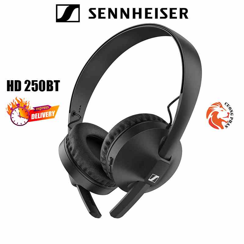 Tai Nghe Bluetooth Không Dây Sennheiser HD 250BT - Pin 25H, Micro Đàm Thoại Tiện Lợi - Bảo Hành 2 Năm