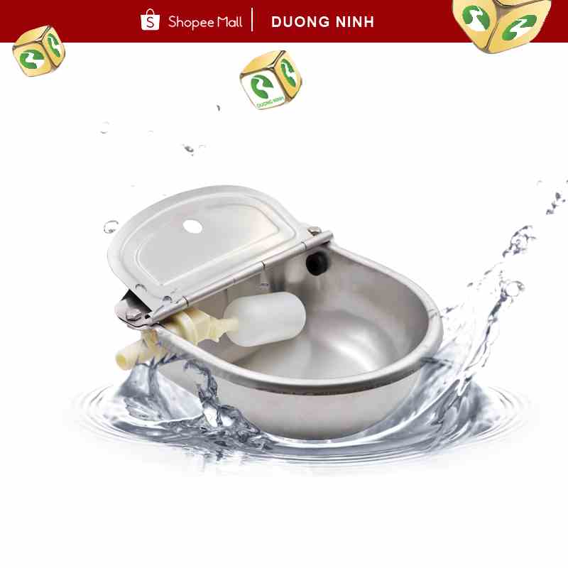 [Mã BMLTB35 giảm đến 35K đơn 99K] Máng uống nước tự động Dương ninh cho bò gia xúc Inox 304 MU49