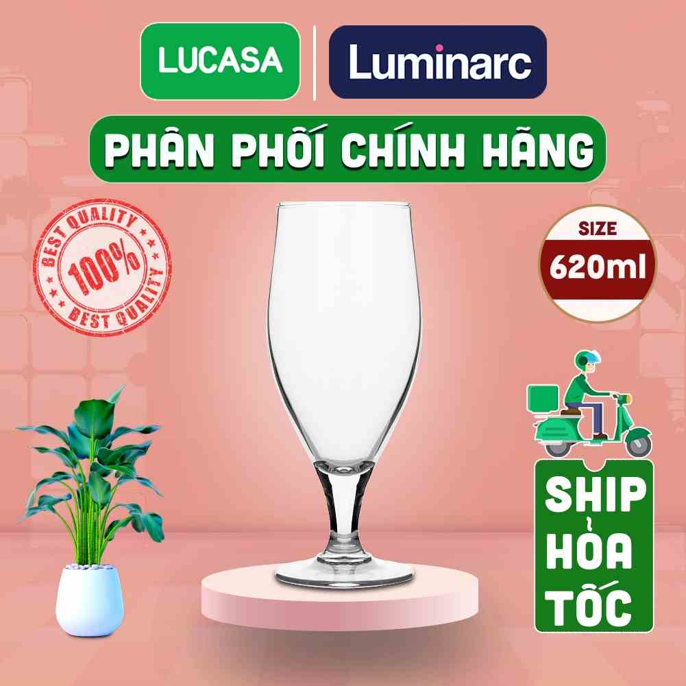 [Mã BMLTA35 giảm đến 35K đơn 99K] Ly Bia Có Chân TT Luminarc Cervoise 620ml - L24941 | Phân Phối Chính Hãng