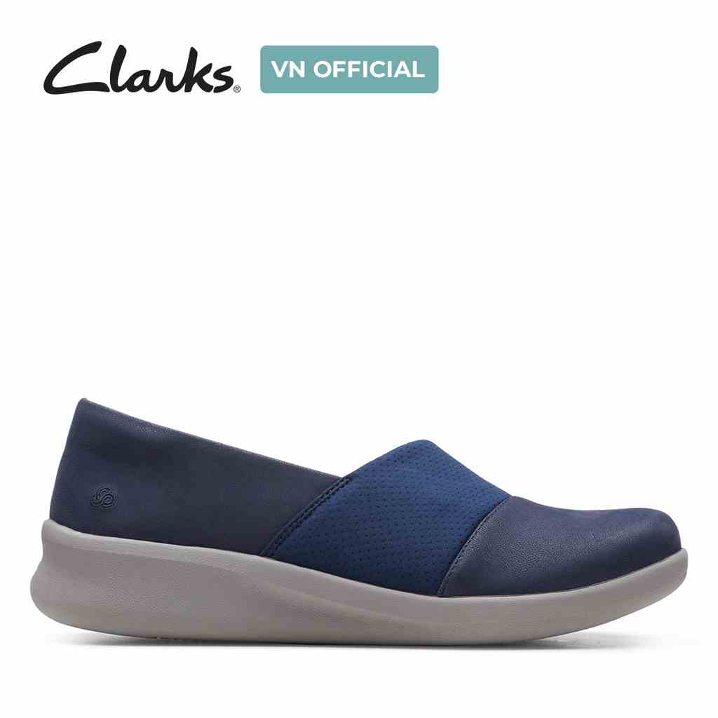 [Mã BMLTA35 giảm đến 35K đơn 99K] Giày SụcNữ CLARKS Sillian2.0Moon Màu Navy