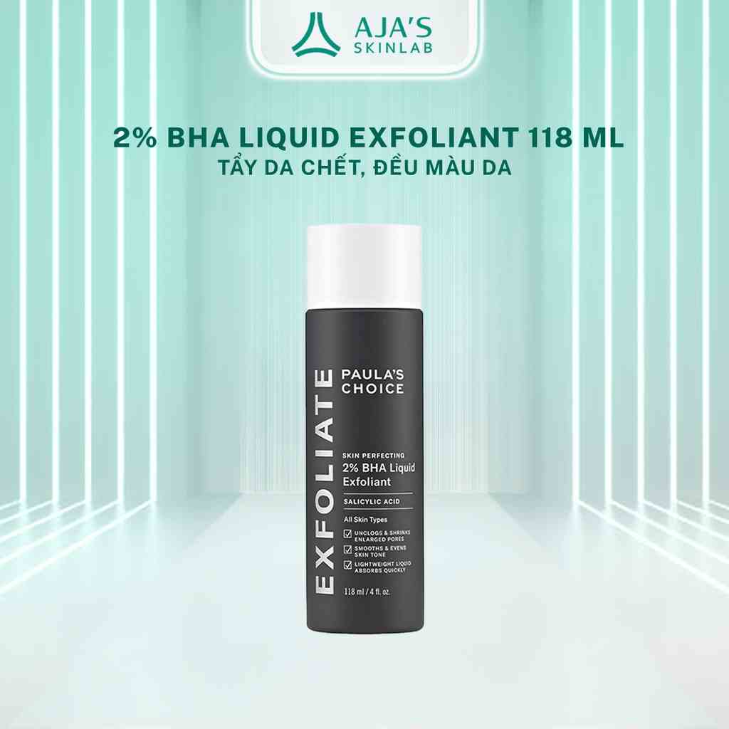 Dung dịch loại bỏ tế bào chết Paulas Choice 2% BHA Liquid Exfoliant 30ml/ 118 ml