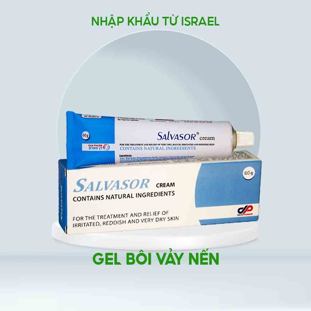 Gel bôi vẩy nến Salvasor Danpharm xuất sứ israel Tube 60g Polipharm