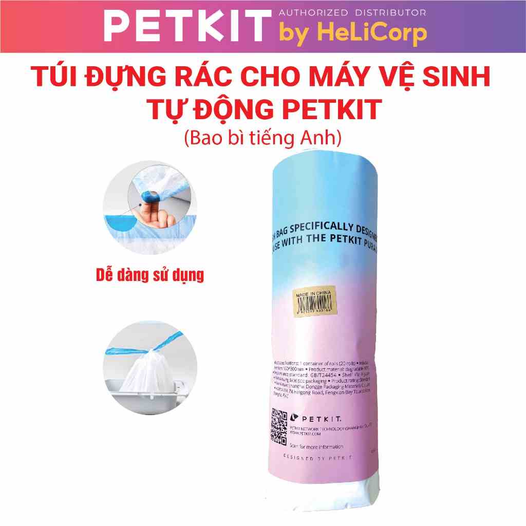 Túi Rác Petkit Dùng Cho Máy Vệ Sinh Tự Động Cho Mèo Petkit Pura X và Petkit Pura Max