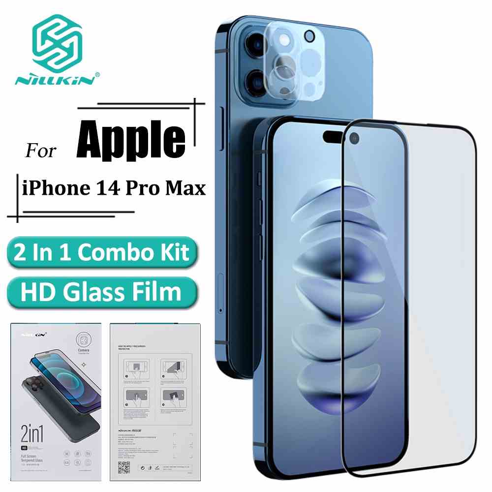 Set kính cường lực bảo vệ camera 2 trong 1 Nillkin thích hợp cho iPhone 14 Pro Max