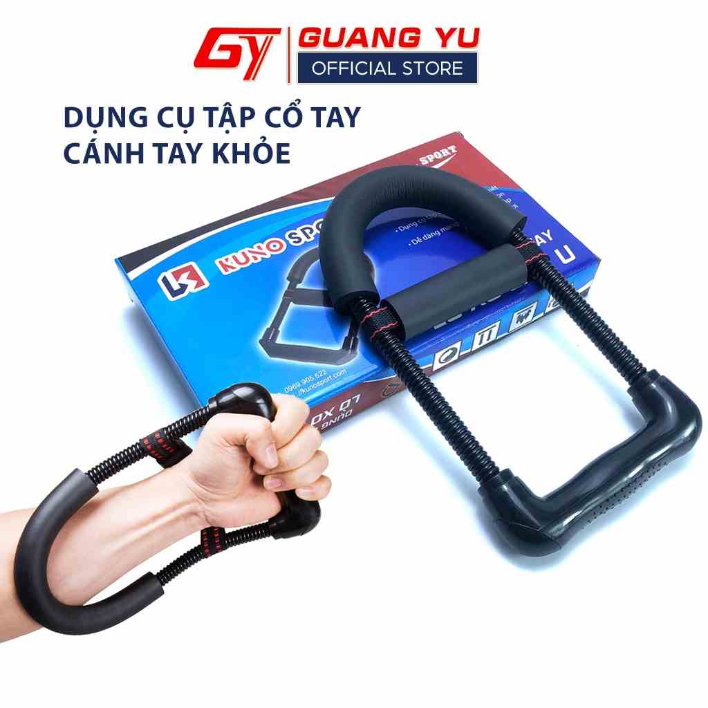 Dụng Cụ Tập Cổ Tay GUANGYU Tăng Sức Mạnh Cho Cánh Tay Lực Tập 20KG Thép Lò Xo Đàn Hồi Siêu Bền