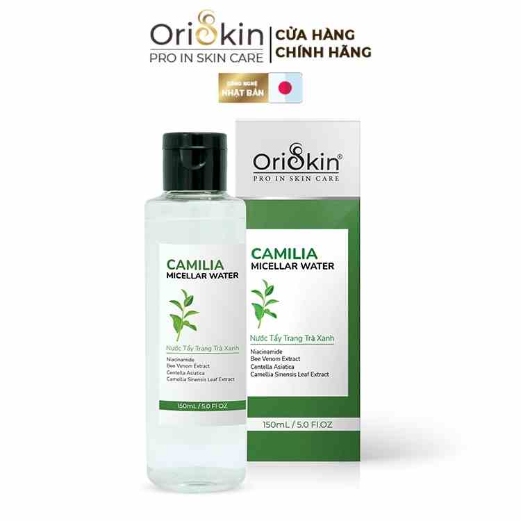 Nước Tẩy Trang Từ Trà Xanh Thiên Nhiên Oriskin Camellia Micellar Water 150ml