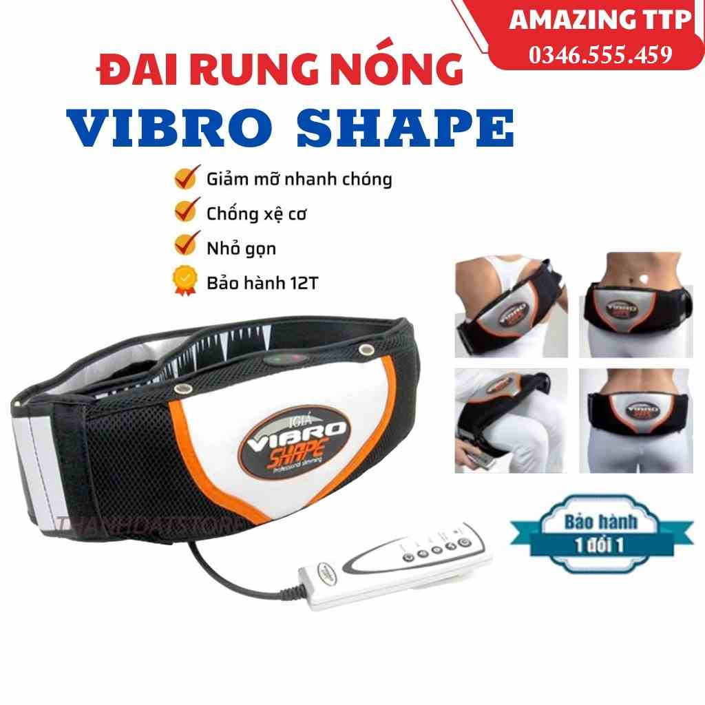 [FREESHIP] Máy Massage Bụng KAW, Đai nóng Vibro shape rung giảm mỡ 2 trong 1‎ Công Nghệ Rung Cơ Học - Tỏa Nhiệt Sauna