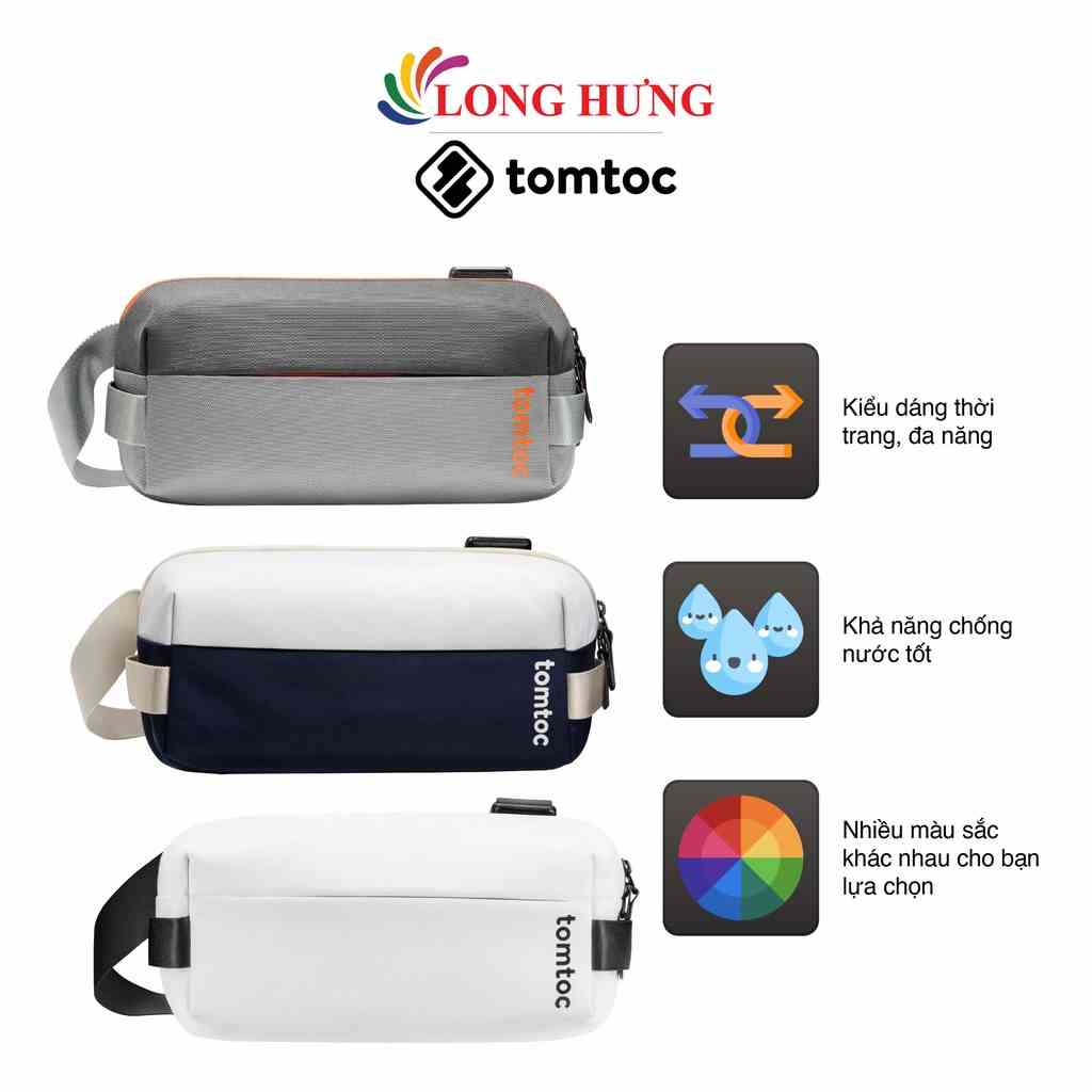 Túi đeo chéo Tomtoc Explorer Sling Bag S 8.3 inch H02 - Hàng chính hãng