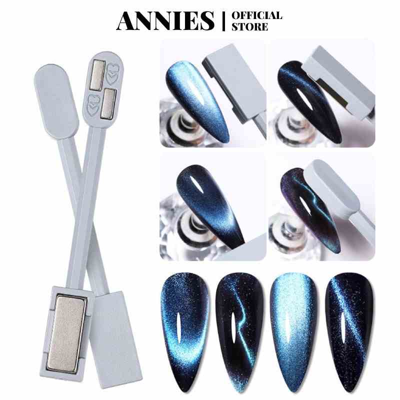 Thanh nam châm ANNIES tạo kiểu mắt mèo sơn móng tay 3D đặc biệt hai đầu tiện lợi