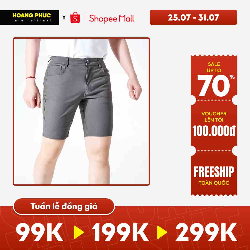 [MEGA SALE UP TO 70%] Quần sọt thời trang nam chính hãng ECKO UNLTD IF22-05005