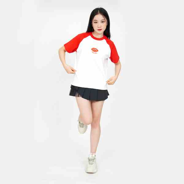 [Mã BMLTB35 giảm đến 35K đơn 99K] Áo Thun Baby Tee Bello In Hình Kiss Me Tay Raglan A5-004