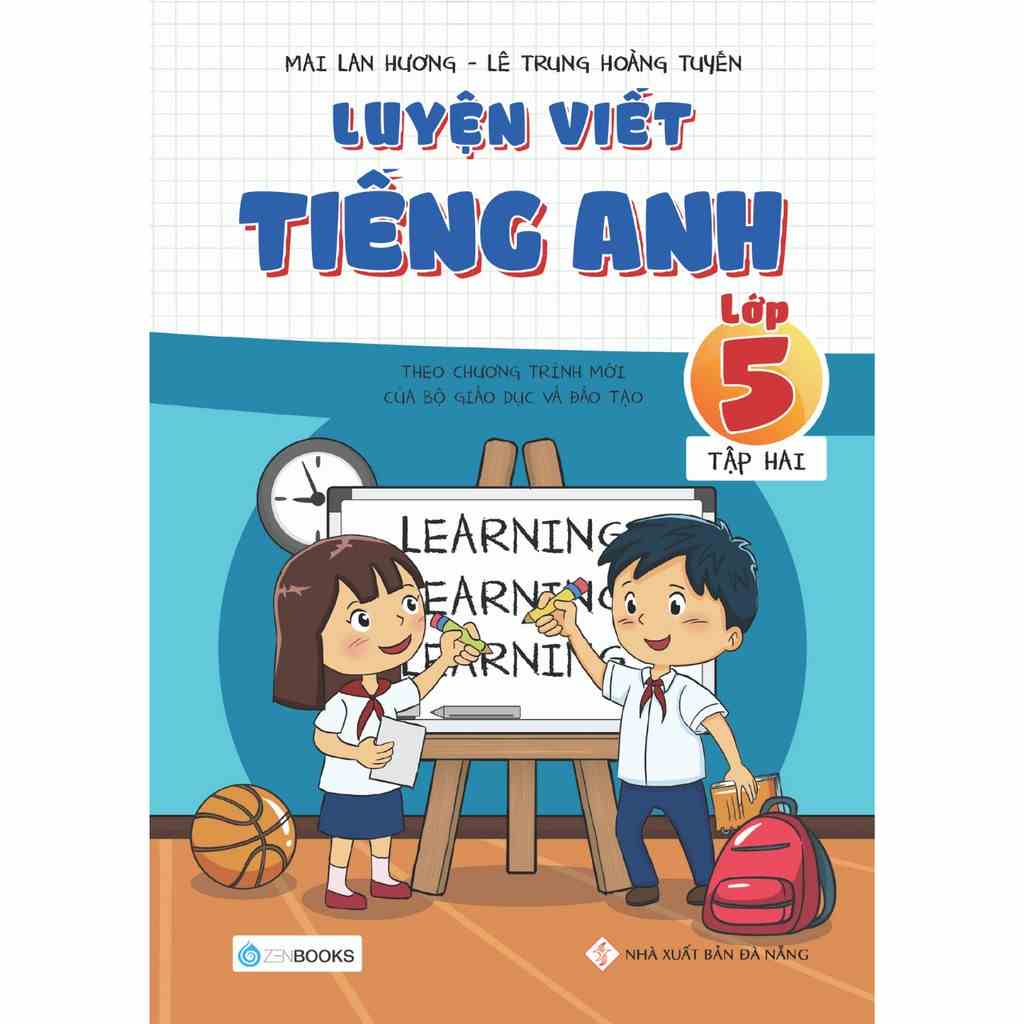 Sách - Luyện Viết Tiếng Anh lớp 3,4,5 - Tập 1 và 2 - Mai Lan Hương