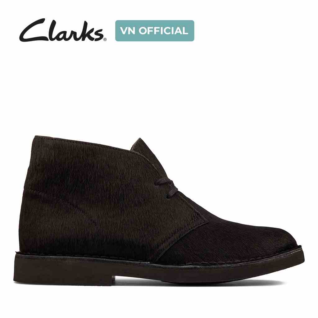 [Mã BMLTA35 giảm đến 35K đơn 99K] Giày Ankle Boot Nữ CLARKS Desert Boot 2 Màu Đen