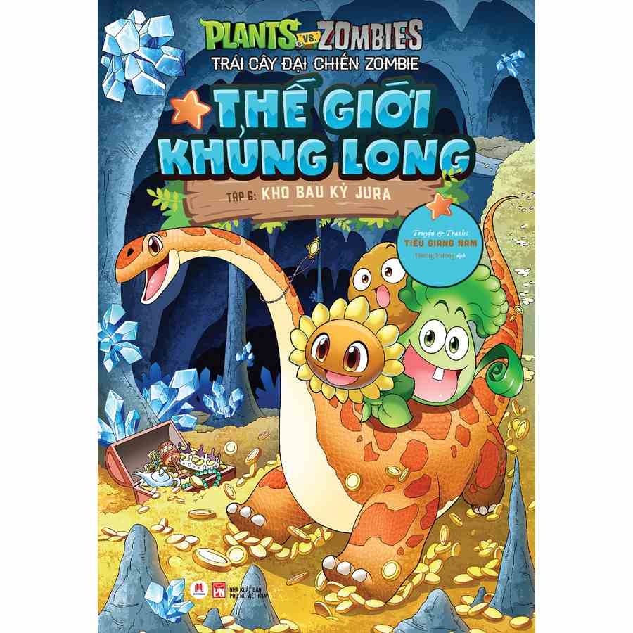 [Mã BMLTB35 giảm đến 35K đơn 99K] Sách Trái Cây Đại Chiến Zombie - Thế Giới Khủng Long Tập 6: Kho Báu Kỷ Jura (Tái Bản)