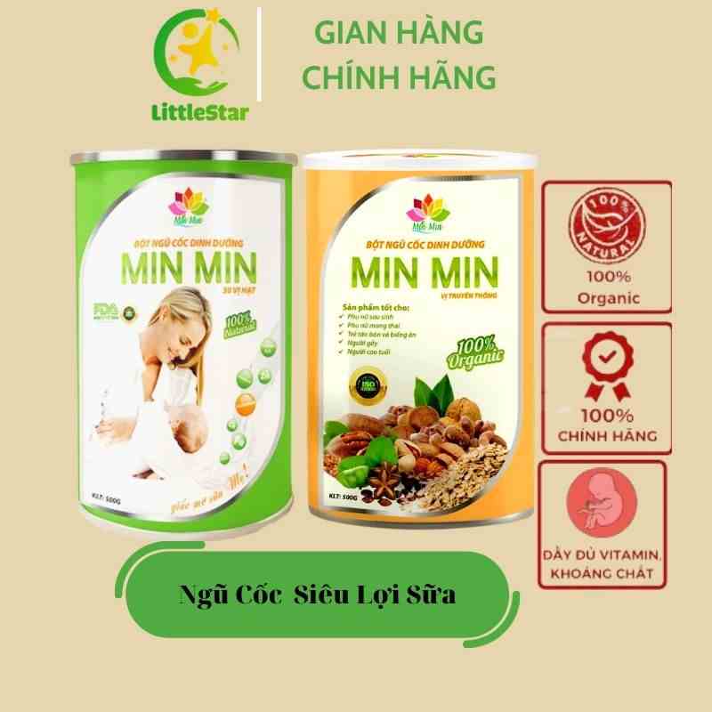 Combo 2 Hộp Ngũ Cốc Min Min 29 Hạt Và 30 Hạt Giúp Lợi Sữa Và Bổ Sung Dinh Dưỡng