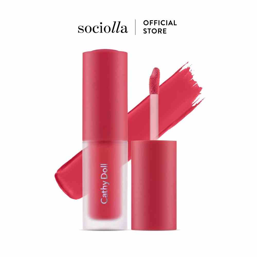 [Mã BMLTB200 giảm đến 100K đơn 499K] Son Kem Và Má Hồng Cathy Doll Lip & Cheek Nude Matte Tint 3.5g