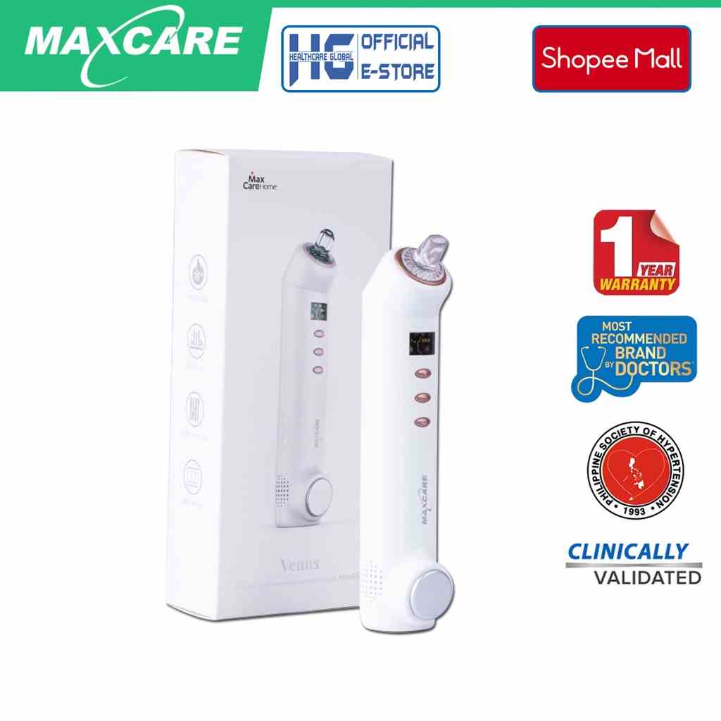 [Lực Hút Cực Mạnh] Máy Hút Mụn Đầu Đen Nóng Lạnh MAXCARE MAX666 | Thương Hiệu Nhật Bản - Loại Bỏ Bã Nhờn Và Mụn Đầu Đen