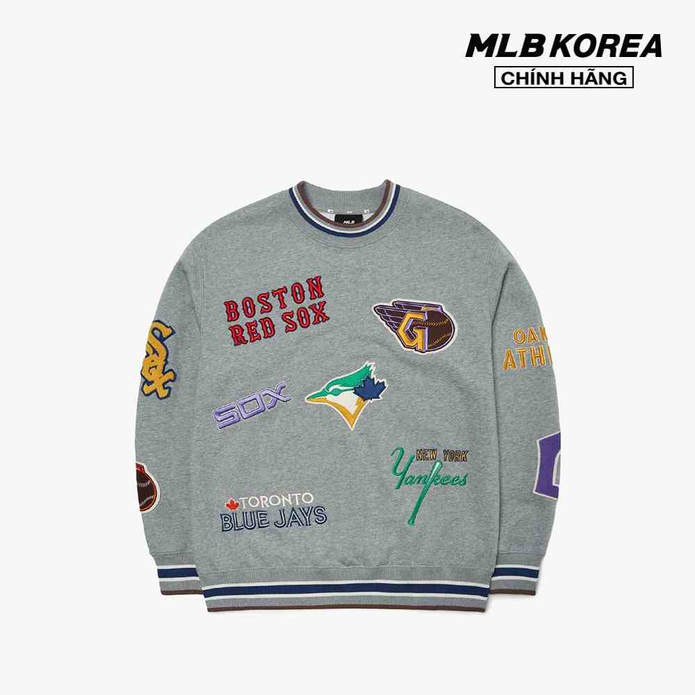 MLB - Áo sweatshirt tay dài phom suông Multi Logo Overfit 3AMTN0224-00MGD