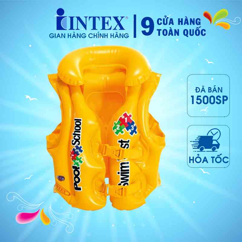 Áo phao bơi INTEX cho bé từ 3- 5 tuổi 58660