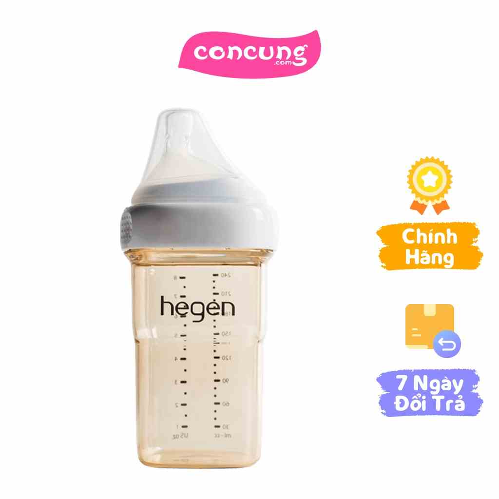 Bình sữa cao cấp PPSU Hegen 240m (3-6M)