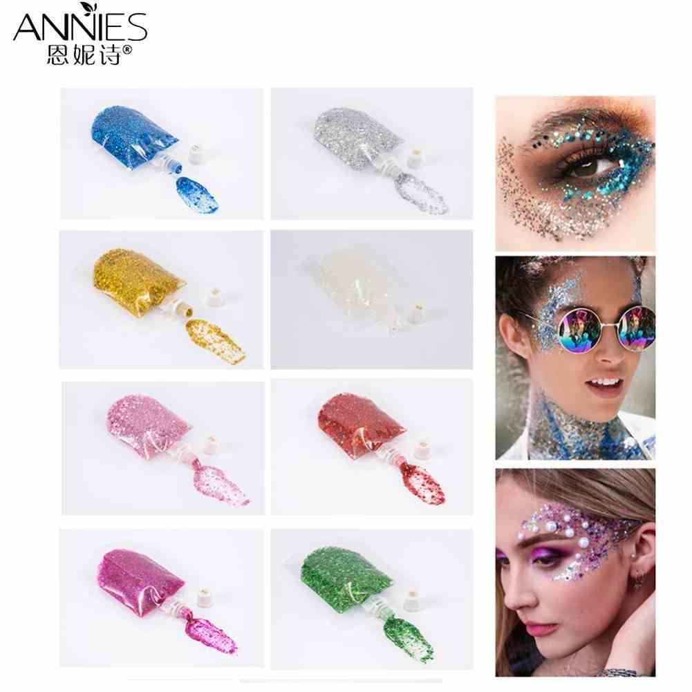 Phấn mắt dạng lỏng ANNIES 8 màu lấp lánh tùy chọn dùng trang điểm cho nữ 40ml