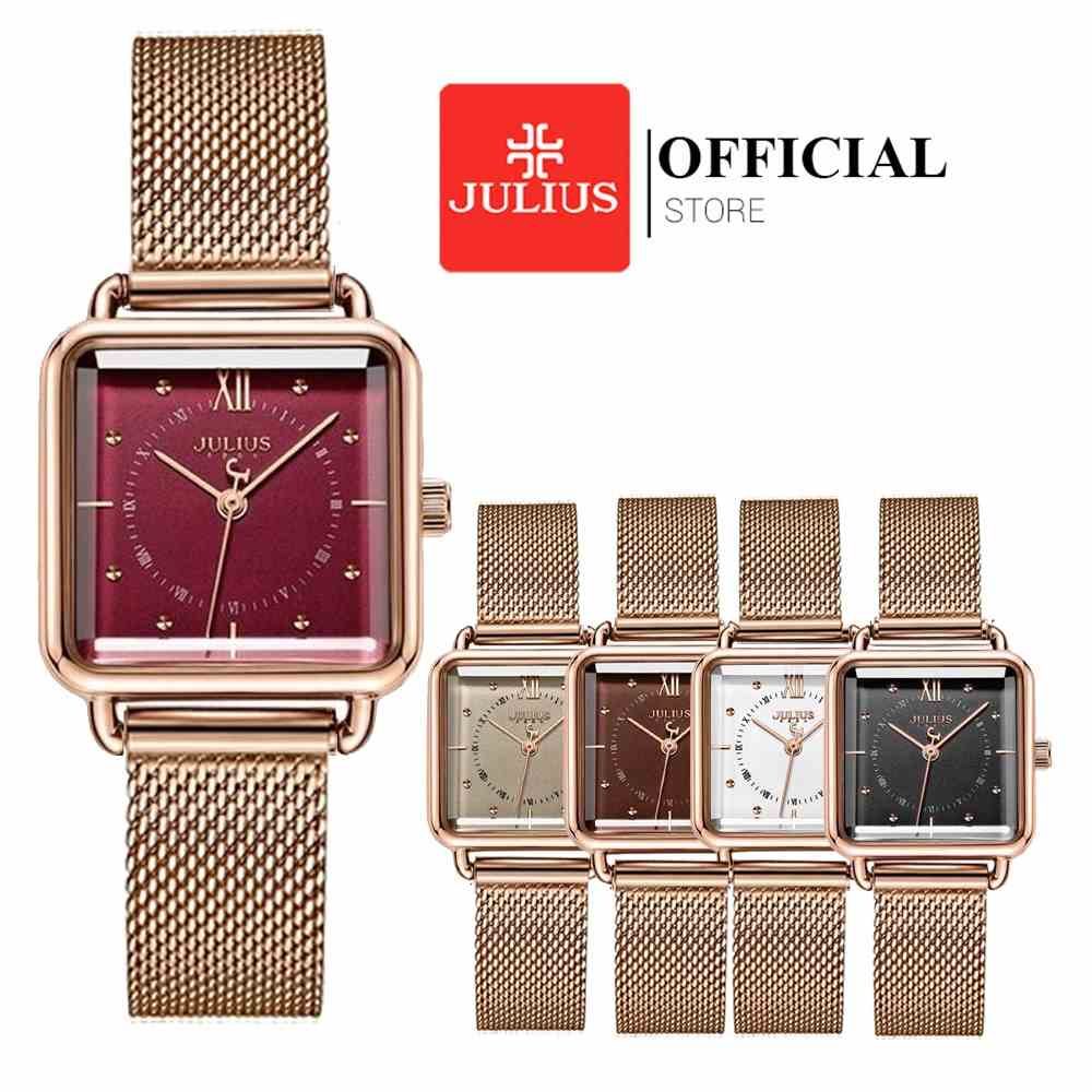 Julius Official | Đồng hồ nữ Julius JA-1123 dây thép