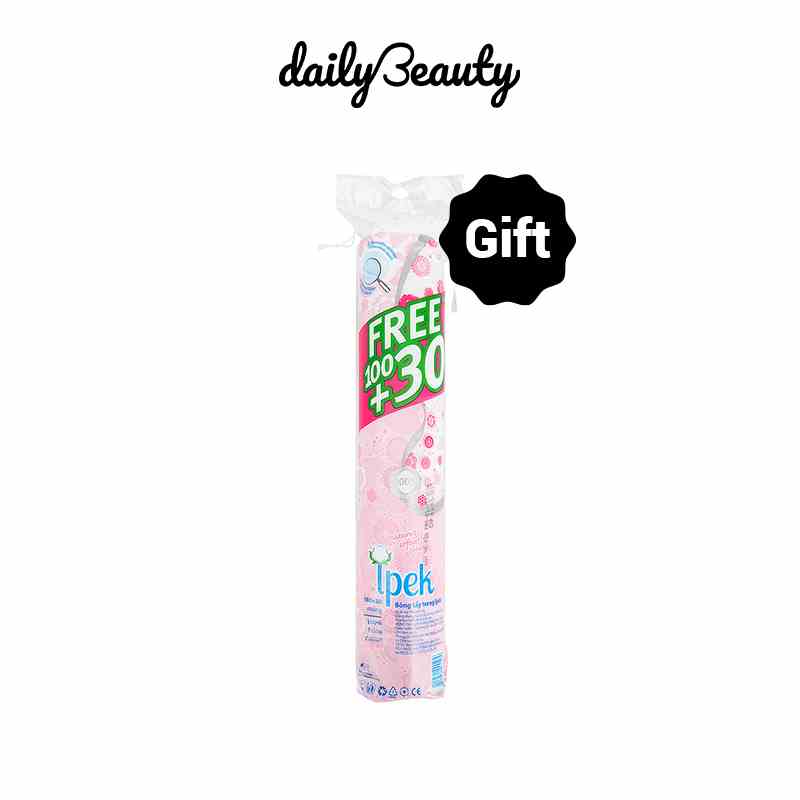 [GIFT] Bông tẩy trang Ipek 130 miếng Daily Beauty Official