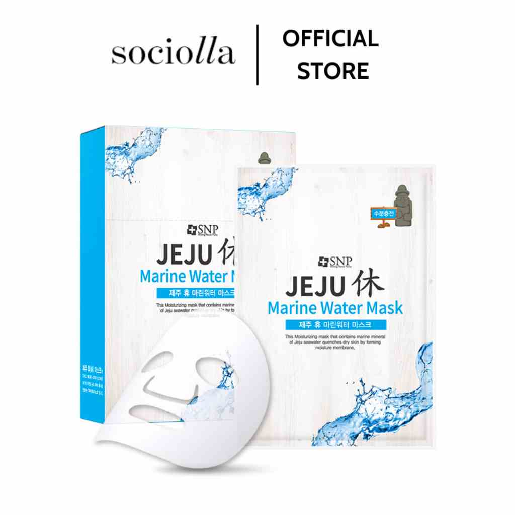 [Mã BMLTB200 giảm đến 100K đơn 499K] Mặt Nạ Cấp Ẩm Nước Biển Sâu SNP Jeju Rest Marine Water Mask 25 ml