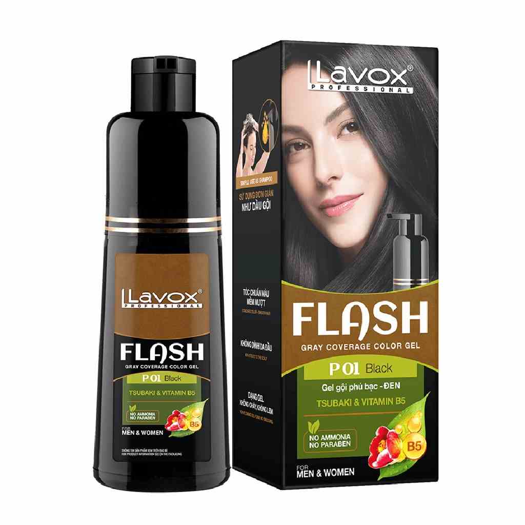 [Mã BMLTB35 giảm đến 35K đơn 99K] Gel Gội Phủ Bạc Tsubaki & Vitamin B5 Flash 500ml