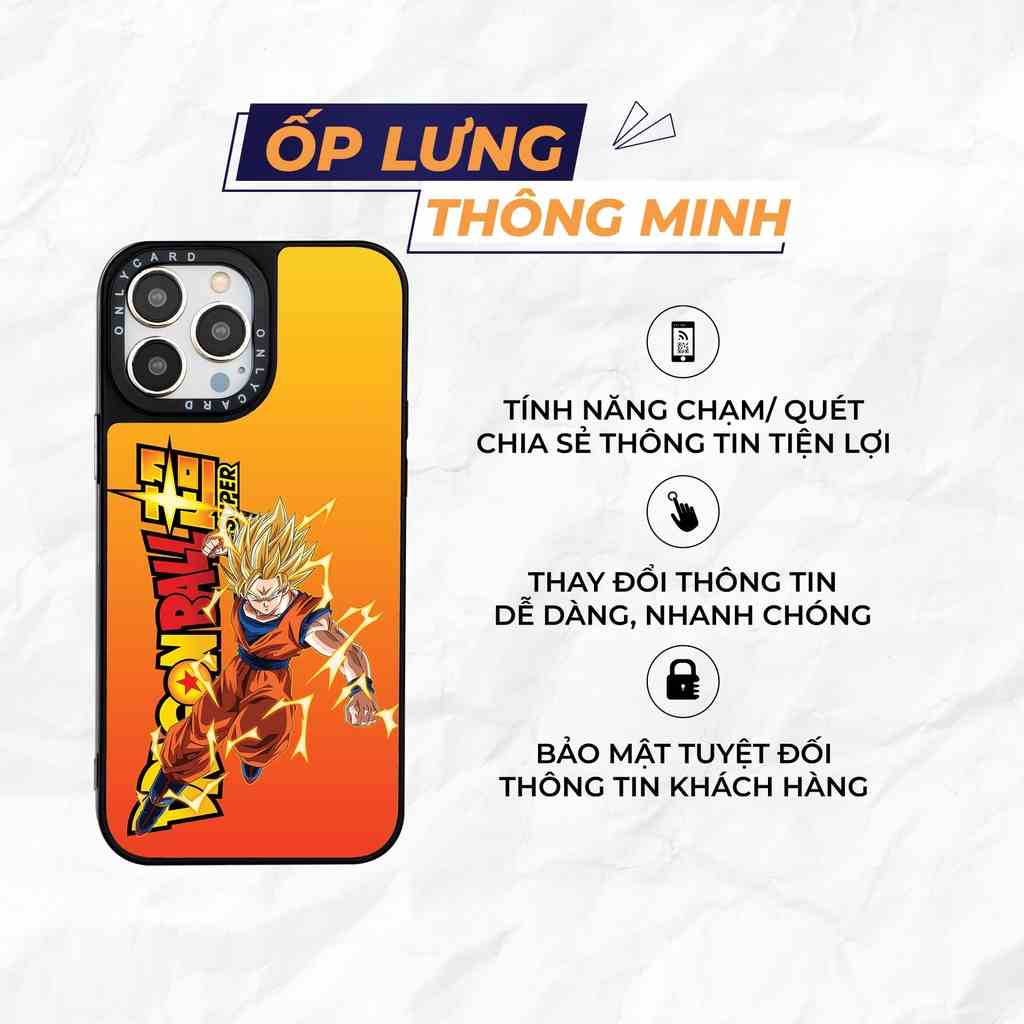 Ốp lưng thông minh ONLYCARD_GOKU_48/Dành cho các dòng IPhone 7/7plus/8/8plus/x/xr/xs/11/12/13/pro/promax