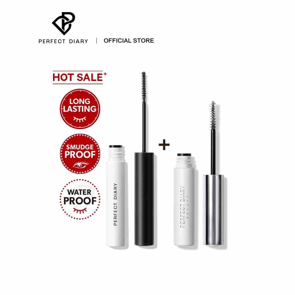 Bộ Đôi Mascara Perfect Diary Chuốt Dài Lông Mi Lâu Trôi